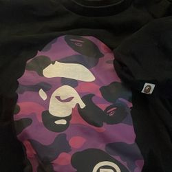 purple Bathing Ape S Shirt 
