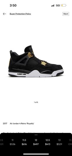 2017 Air Jordan 4 Royalty