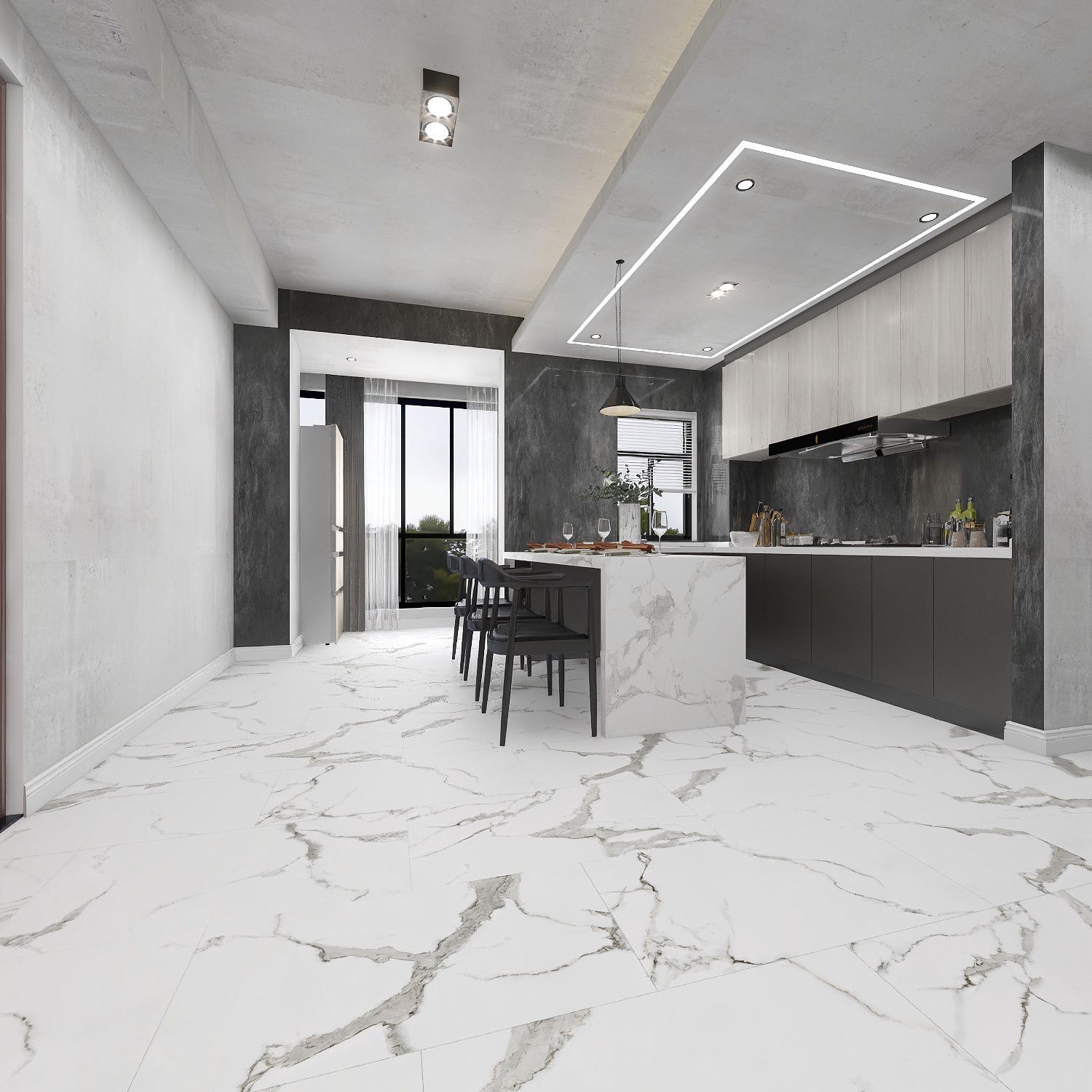 Marble and wood look flooring on sale now! Waterproof scratch resistant laminate vinyl engineered wood porcelain installation available