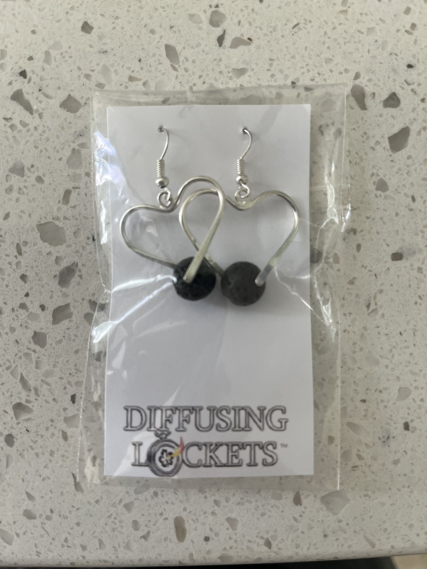 Lava Heart Earrings Brand New In Package