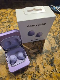 Galaxy Buds 2 Samsung Like New w/ Box Rare Lavender Color