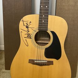 Ted Nugent Autographed guitar
