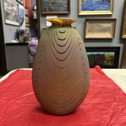 Craig Zweifel Art Glass vase