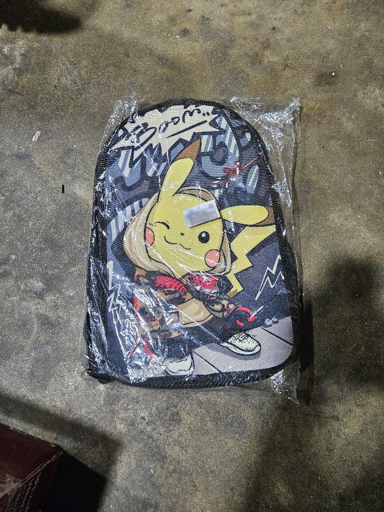 Pokémon Cartoon Anime Lunch Bag Portable Game Lunch Box Insulated Tote Bag Thermal Cooler Bag for Men Women Work Picnic Travel, onesize