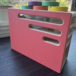 Lovevery Ring Chute Count and Slide Fine Motor Montessori Wood Toy Baby/Toddler