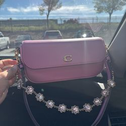 Coach brook flap chain