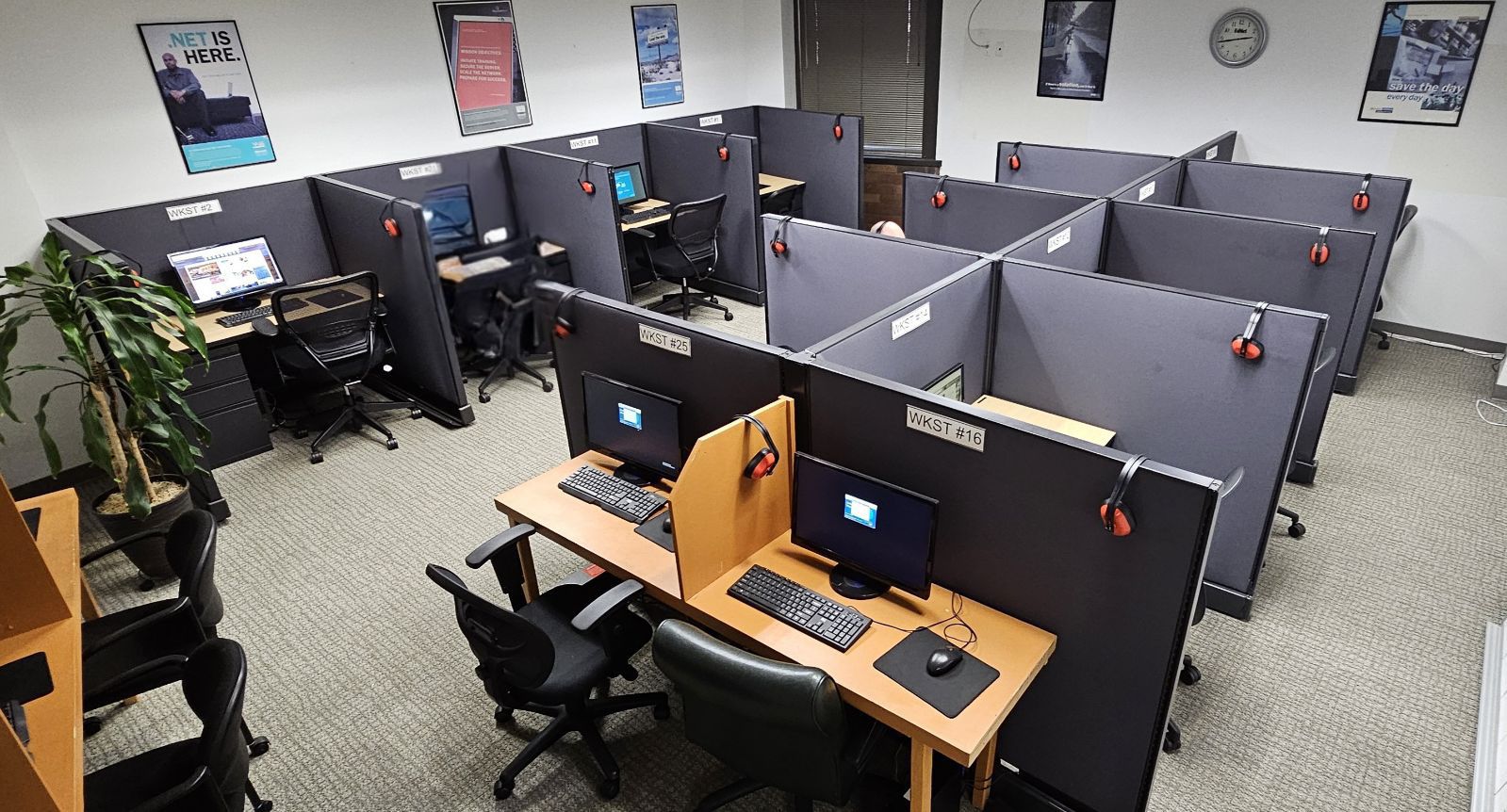 Marketing Cubicles  with File Cabinets