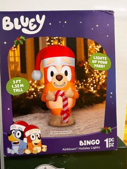 Bluey Bingo 5ft Airblown Holiday Inflatable