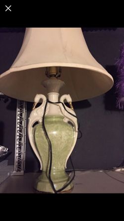 Vintage swan lamp