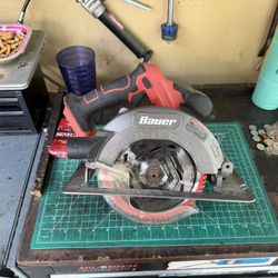 Bauer 20v Cordless Circular Saw 7 1/4”