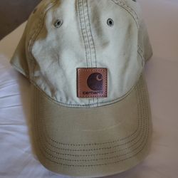 Carhartt hat with adjustable velcro strap