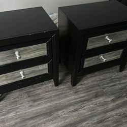 Matching Bedroom Night Stands BLACK