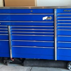 Snap On Master Series Triple Bank Roll Cab With Stainless Steel Top 