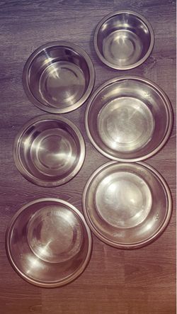 Pet 🐶 Stainless Steel Mixing Bowls Set of 7