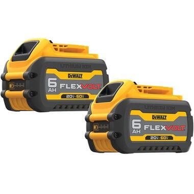 Dewalt Flexvolt 6 Ah Batteries 2 Pack