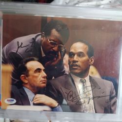 OJ Simpson Autograph Authentic And J.Cochrane