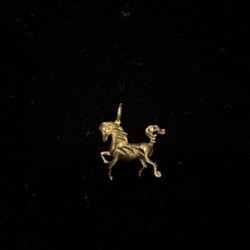 Gold 14k Horse Pendant