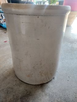 15-gallon stoneware crock