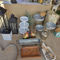Tons Of Decor Fall Christmas Rustic Farmhouse Modern Boho Decorations Metal Wall Art Topiary 
