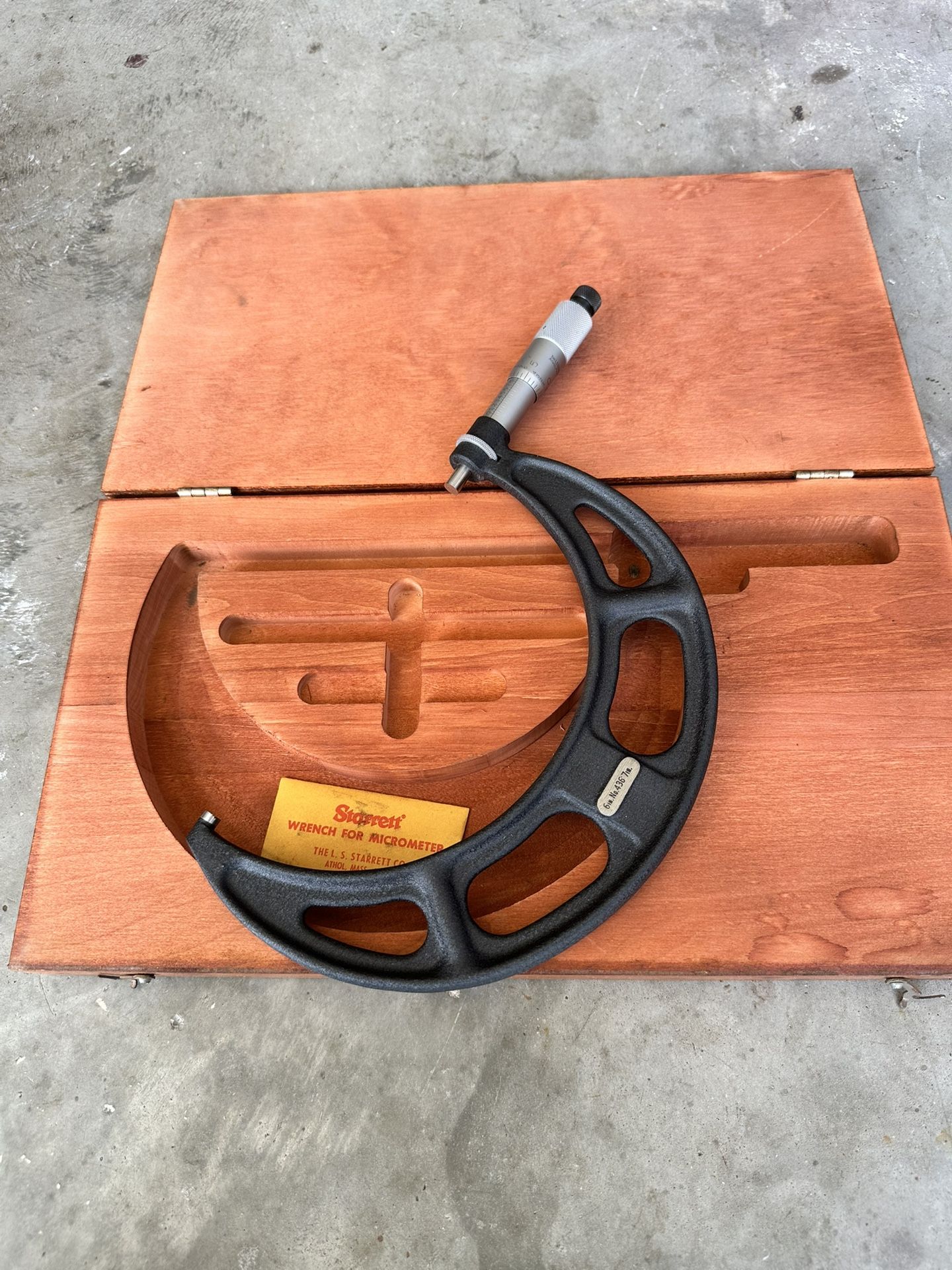 Measuring Tool, Starrett Outside Micrometers