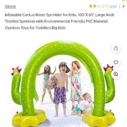 Inflatable Cactus Sprinkler