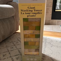 Giant Outdoor Stacking Tower Game