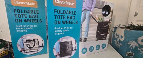 Foldable Tote Bag on Wheels