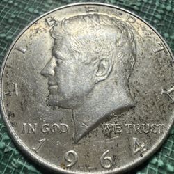 Kennedy Half Dollar 1864 Au