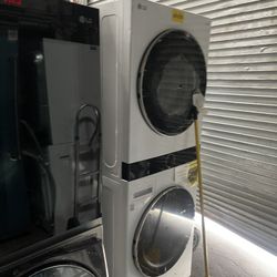 washer dryer electric 27 inches  tower