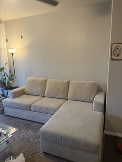 Cream 3 Person Couch