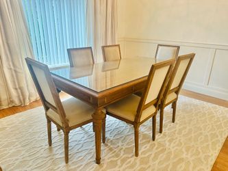 RH Table & 6 Chairs