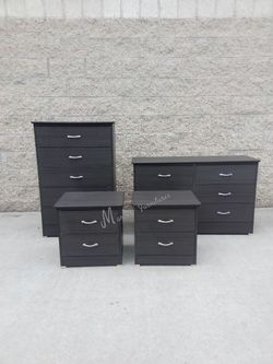 Gray Matte Bedroom Dresser Set!