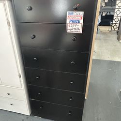6 Drawers Jumbo Dresser Different Colors Available 