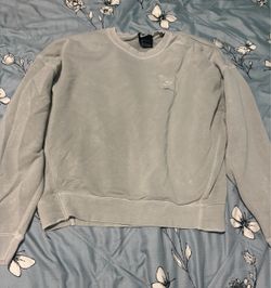 Nike Women's Grey and Khaki Sweatshirt aka