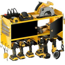 Spampur Power Tool Organizer with Charging Station