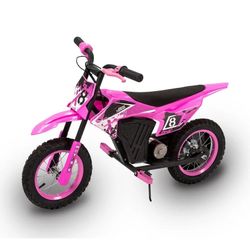 M8TRX SPORTS Pink 12V Mini Electric Child Dirt Bike, Battery Powered Toy Motorcycle, Kids Ride on, A