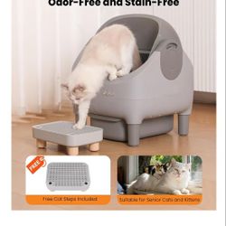 Halkydy smart automatic litter box XL for multiple cats up to 28lbs
