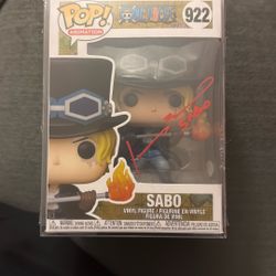 Johnny Yong Bosch Signed "Sabo" Funko Pop! #922 Inscribed "Sabo" (JSA)