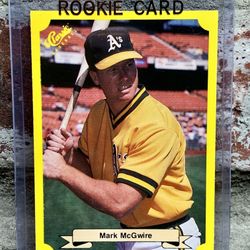 Vintage Oakland A’s Superstar Mark McGwire Rookie Card 🔥🔥