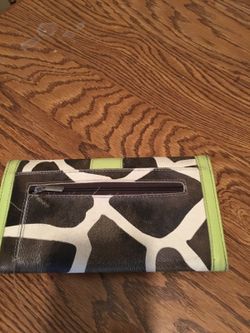 Wallet giraffe print