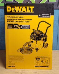 Dewalt Stealthsonic Quiet 16-Gallon Wet/Dry Vacuum with Accessories -BRAND NEW