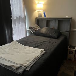 Twin bed frame (can deliver)