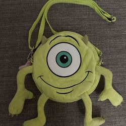 Disney Monster Inc Mike Wazowski Plush small Crossbody bag