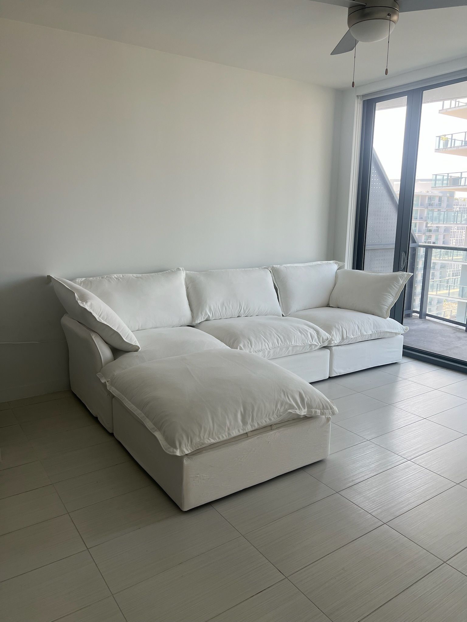 White Cloud Sectional (NEW IN BOXES)