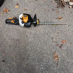 Poulan pro gas hedge trimmer works great