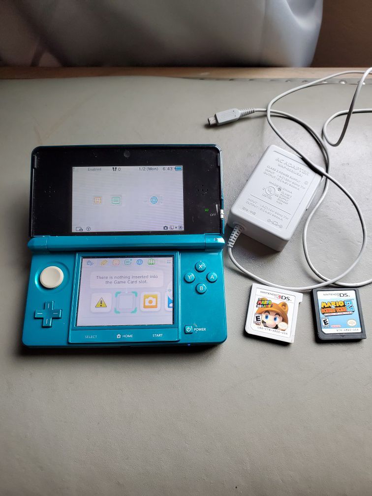 Nintendo 3DS Bundle with Marios Games