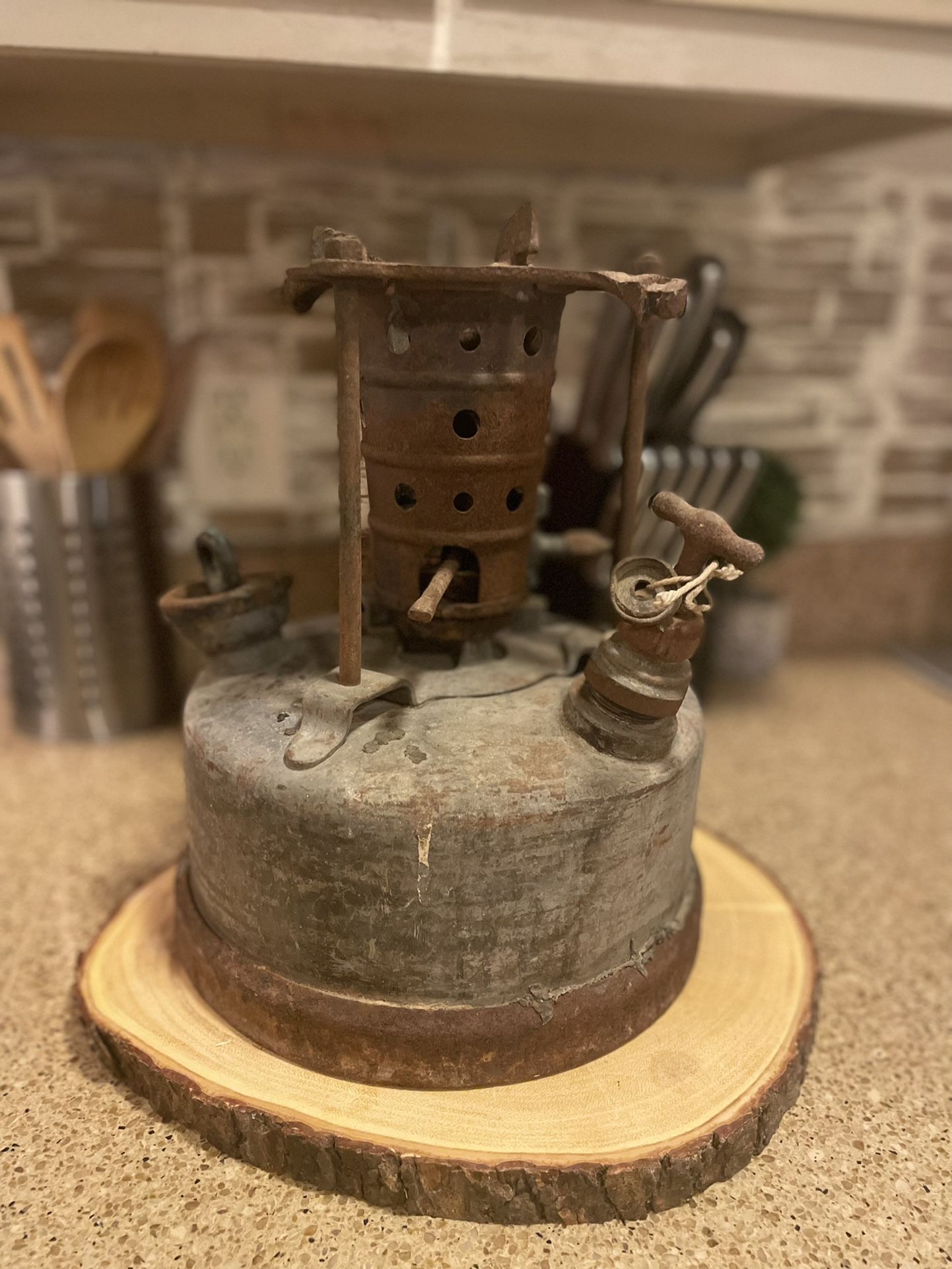 Vintage Clayton and Lambert plumbers furnace smelting stove