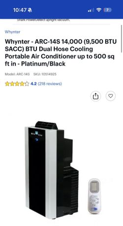 Whynter AC unit