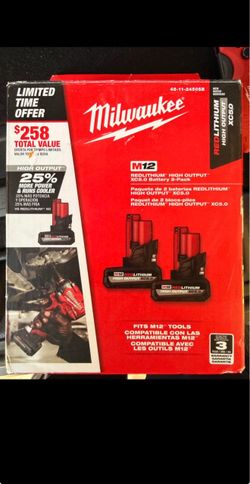 Milwaukee Battery 2 Pack