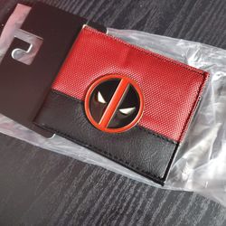 New Marvel Deadpool Wallet Metal Emblem 